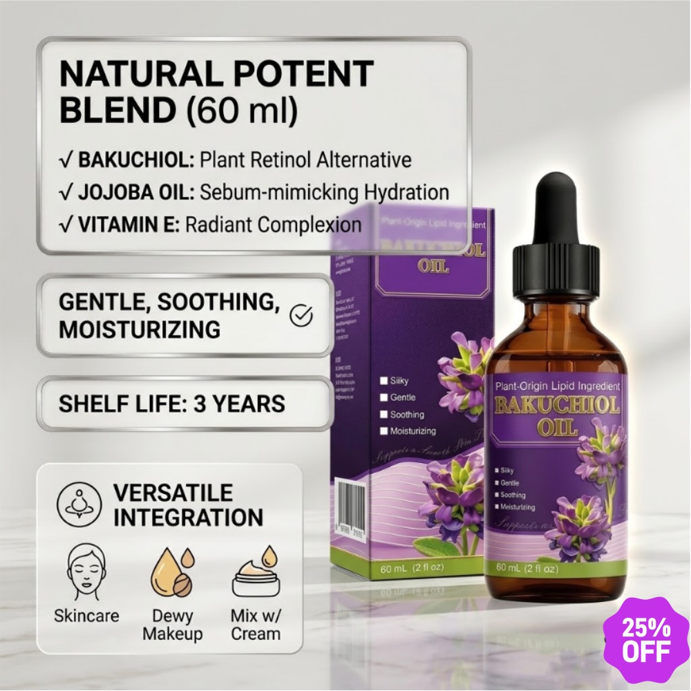 Bakuchiol Retinol Alternative - Olio Viso al Bakuchiol, Alternativa Naturale